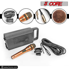 5Core XLR Microphone Dynamic Mic Karaoke Singing Studio Microfono