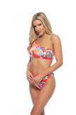 Red Tropical Swimsuit