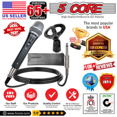 5Core XLR Microphone Dynamic Mic Karaoke Singing Studio Microfono