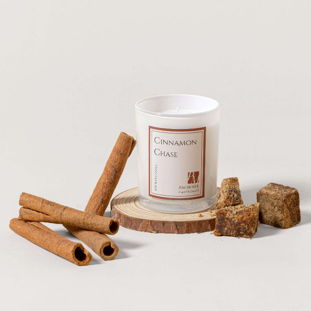 Bougie épicée et douillette 