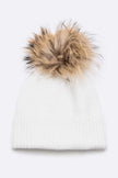Natural Fur Beanie