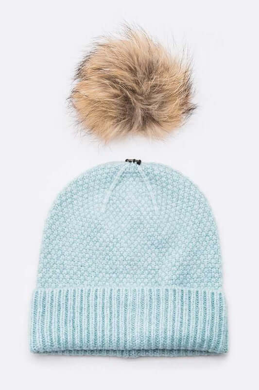 Natural Fur Beanie
