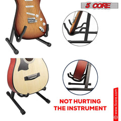 5Core Guitar Stand Floor A Frame Electric Acoustic Bass Soporte Para