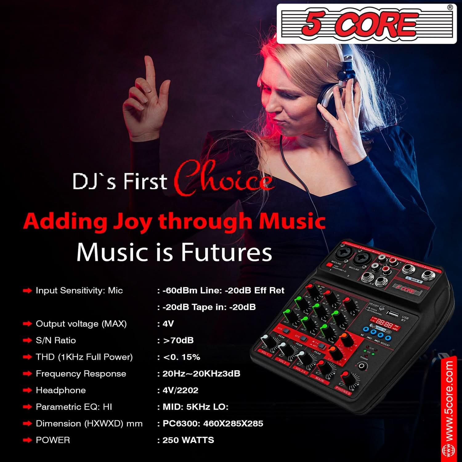 Bluetooth DJ Mixer