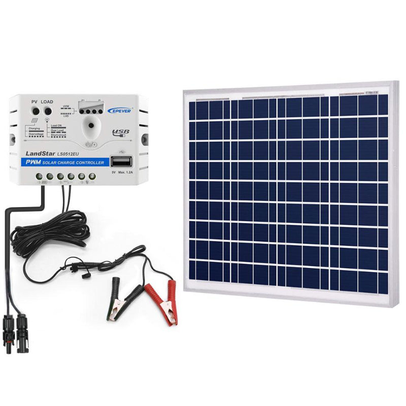 LandStar 150W Solar Panel Kit with PWM Solar Charge Controller
