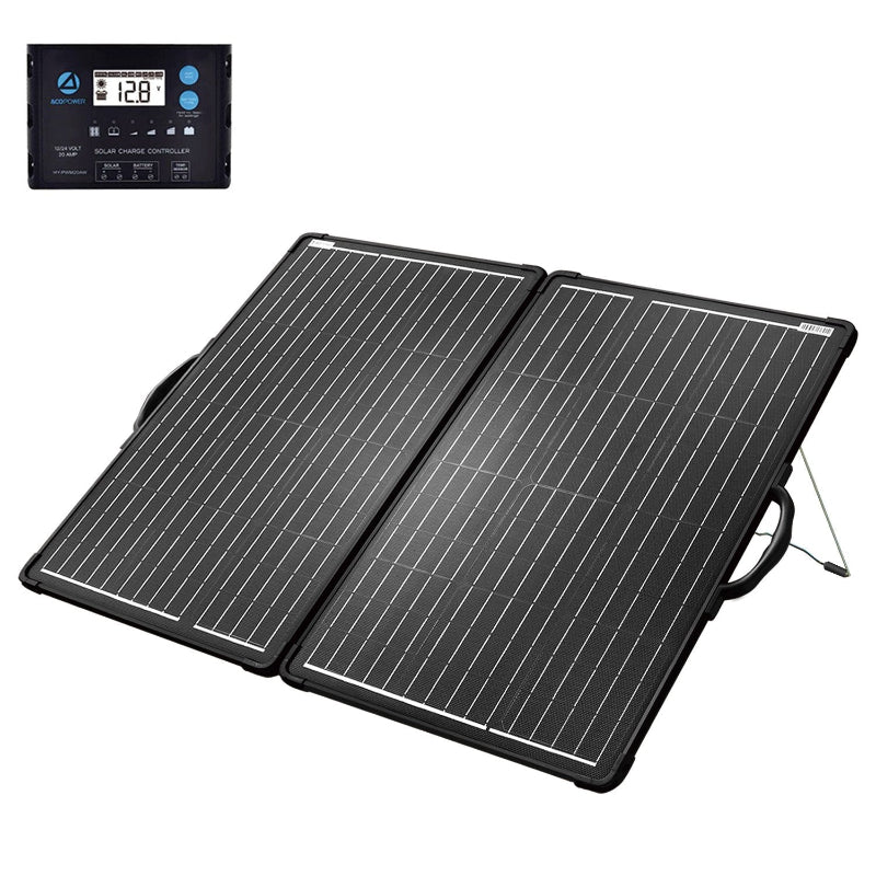 ACOPower 50W Foldable Solar Panel with Charge Controller