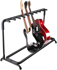 Support de guitare 5Core 9 emplacements pour plusieurs guitares Stockage sécurisé au sol pour