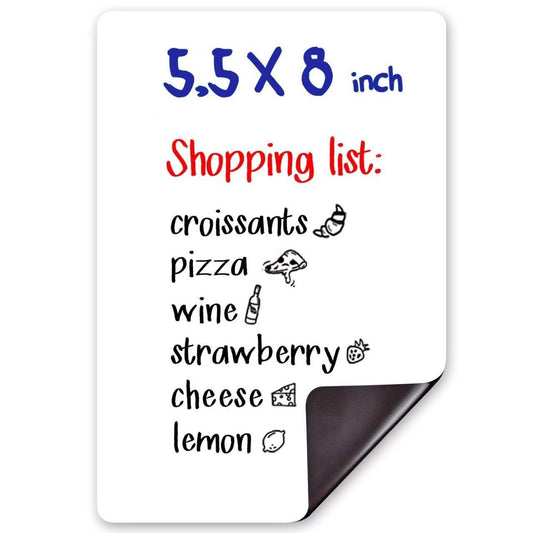 Magnetic Dry Erase Whiteboard – Wall-Mount or Desktop
