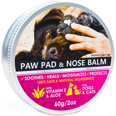 Baume naturel pour pattes de chien Protection des pattes de chien pour les chaussées chaudes Cire pour pattes de chien