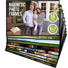 10 Pack 5x7 Magnetic Picture Frames