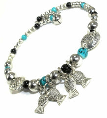 Blowfish & Buddies Charm Bracelet