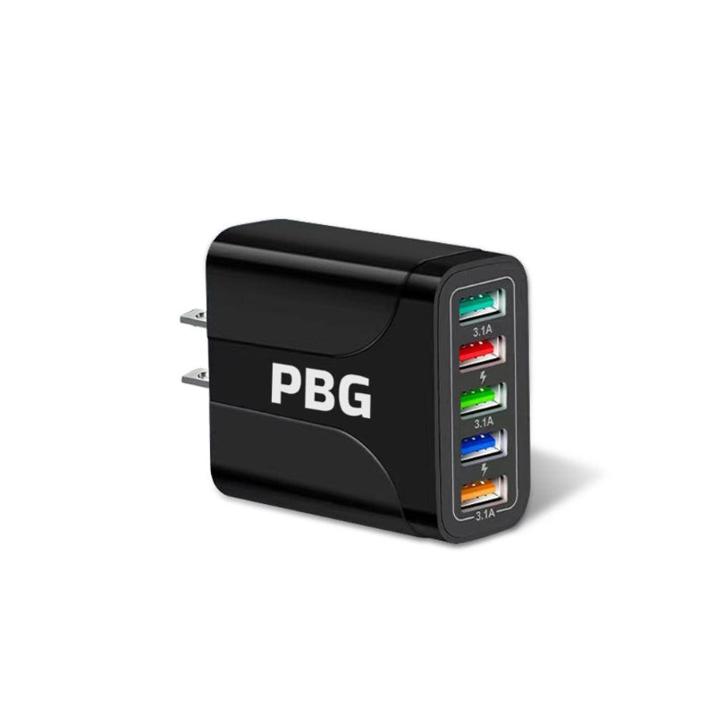 PBG 48W Quick Charge Multi Port USB Charger Fast Charging Adapter