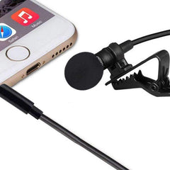 AMZER 1.5m Lavalier Wired Recording Microphone Mobile Phone Karaoke