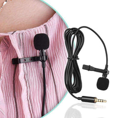 AMZER 1.5m Lavalier Wired Recording Microphone Mobile Phone Karaoke