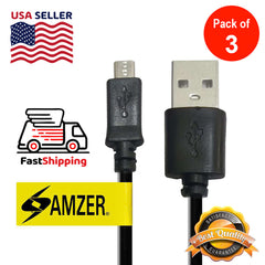 Amzer Micro USB to USB 2.0 Data Sync and Charge Cable - 1ft.