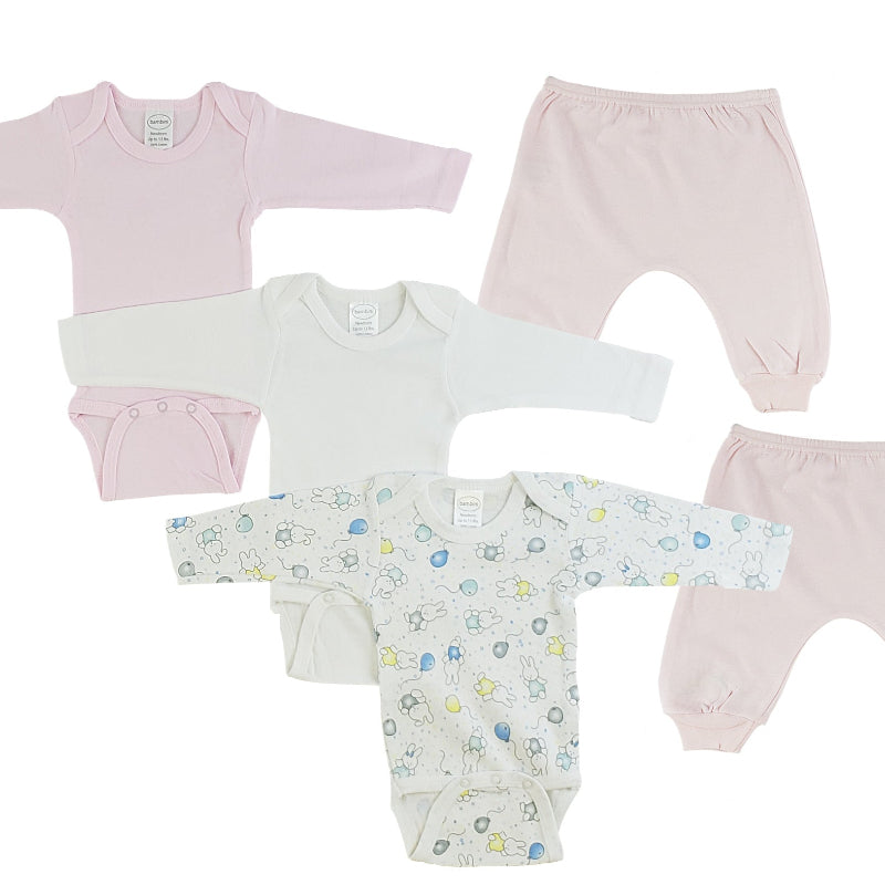Bambini Newborn Clothing Set with Bodysuits and Pants