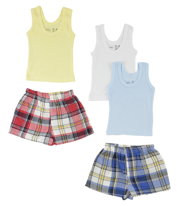 Boys Cotton Tank Set