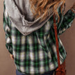 Plaid Hooded Shacket