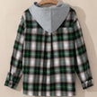 Plaid Hooded Shacket