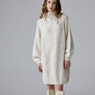 Turtleneck Knit Sweater Dress for Women