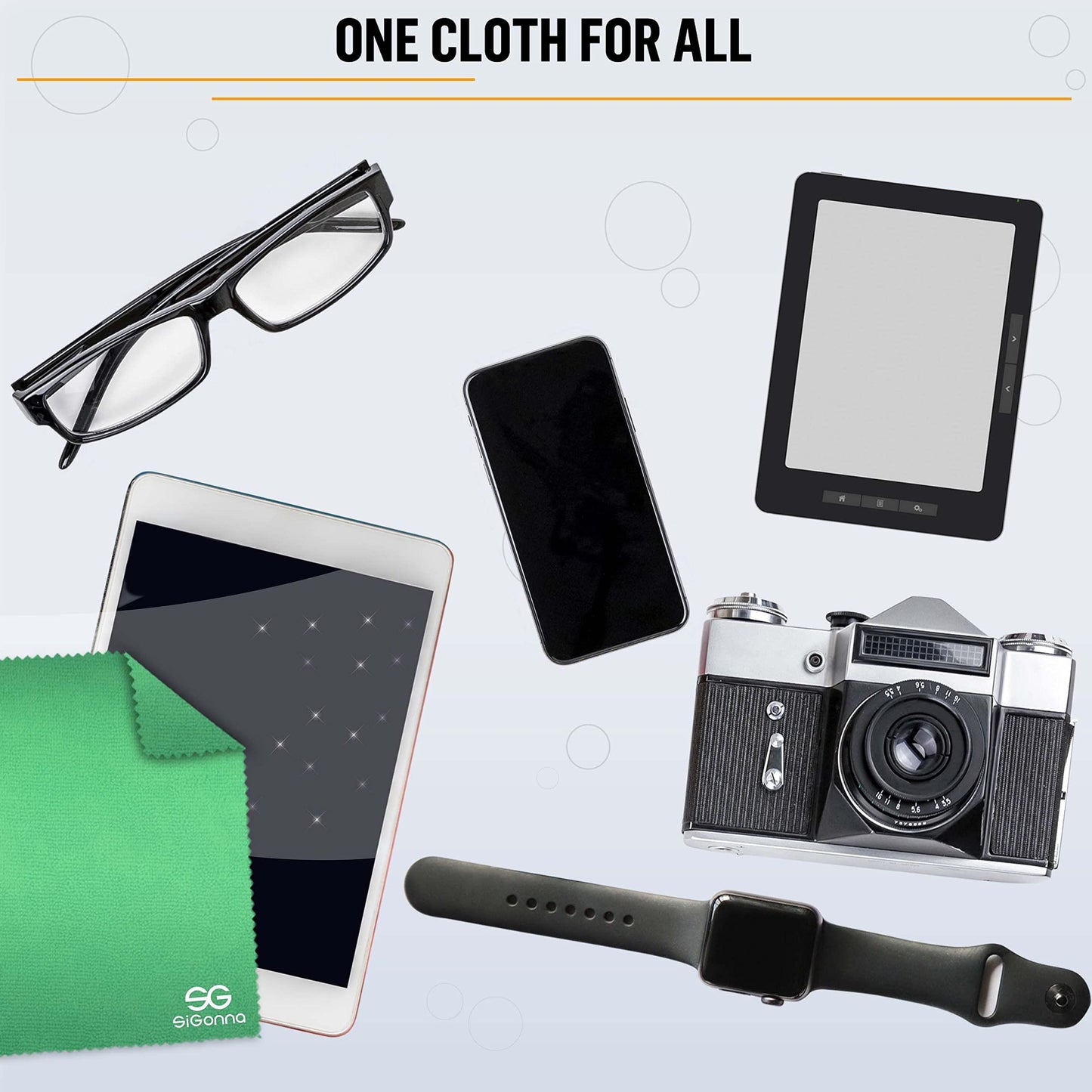 Microfiber Eyeglass Cleaning Cloths 12pc.