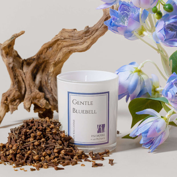 Vela Serenity de campanilla azul