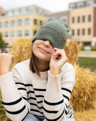 HAAKWEAR Knit Cuffed Beanie - Forest Green