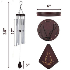 Wind Chimes for Outside Deep Tone  36 Inch Extra Large Wind Chimes