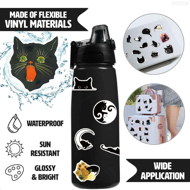 Waterproof Cat Stickers