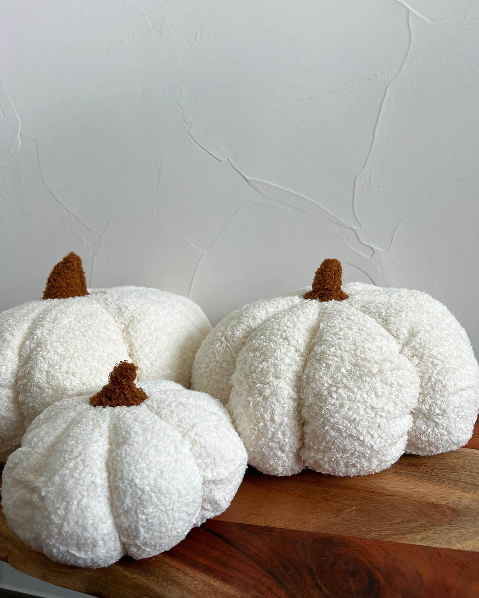 Pumpkin Boucle Pillow