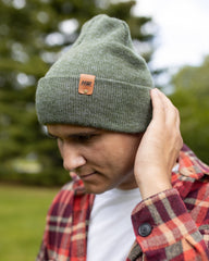 HAAKWEAR Knit Cuffed Beanie - Forest Green