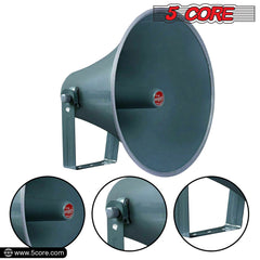 5 Core PA Speaker Horn Throat 16 inch All Weather Use Support Wide