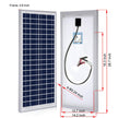 Monocrystalline Solar Panel with Aluminum Frame