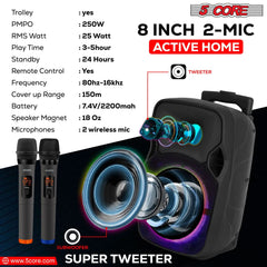 TWS Pair Bluetooth Party Speakers Portable Karaoke