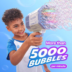 Bubble Machine Blaster   Purple Bubble Gun for Kids Adults Automatic