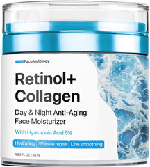 Face Moisturizer Retinol Cream   Men and Women Anti Aging Face Cream