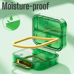 Medicine Pill Organizer Travel Cute Pill Container Small Pill Box for