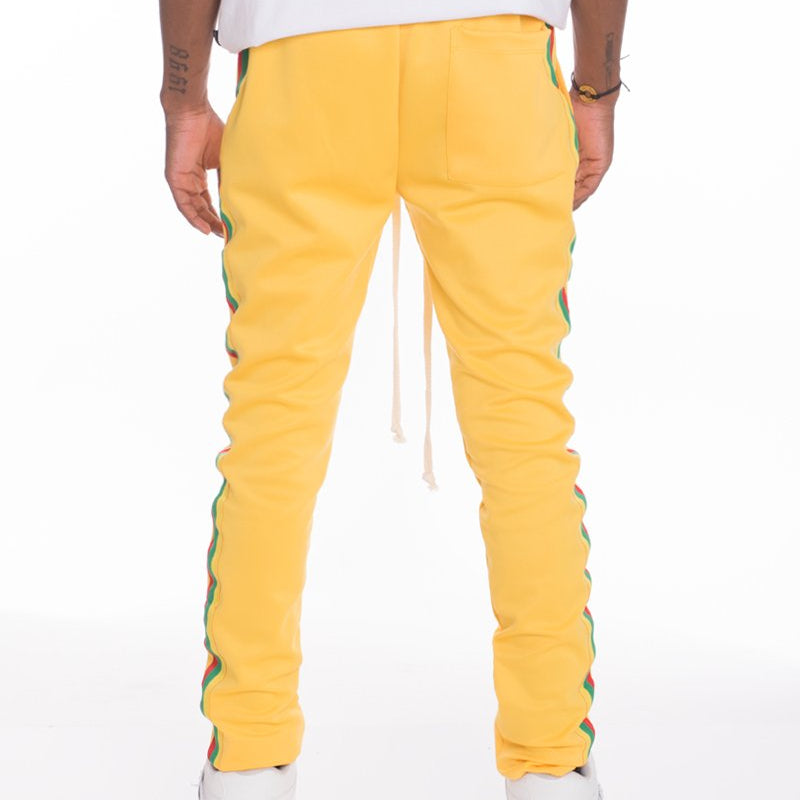 Men’s Side Stripe Jogger Pants with Drawstring Waist