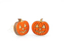 Pumpkin Stud Earrings