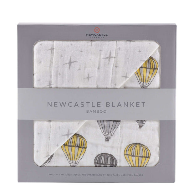 Hot Air Balloon Bamboo Blanket