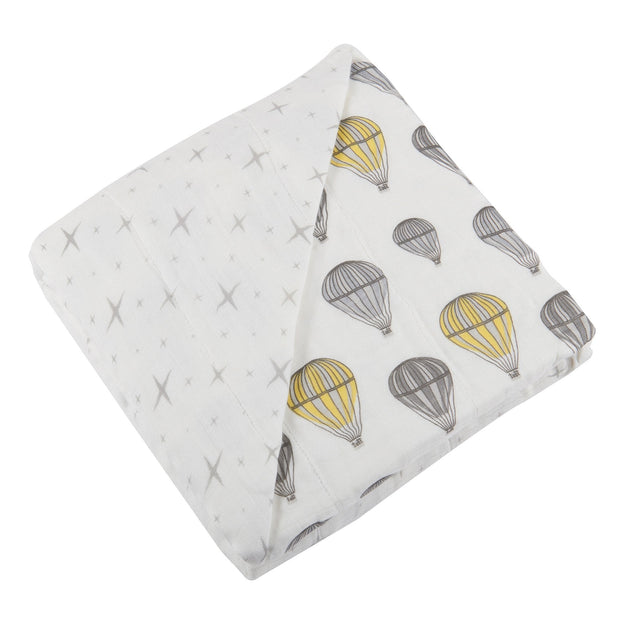 Hot Air Balloon Bamboo Blanket