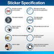 Sticker Pack 100pcs