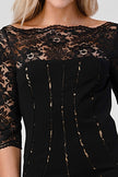 Lace Overlay Bodycon Dress