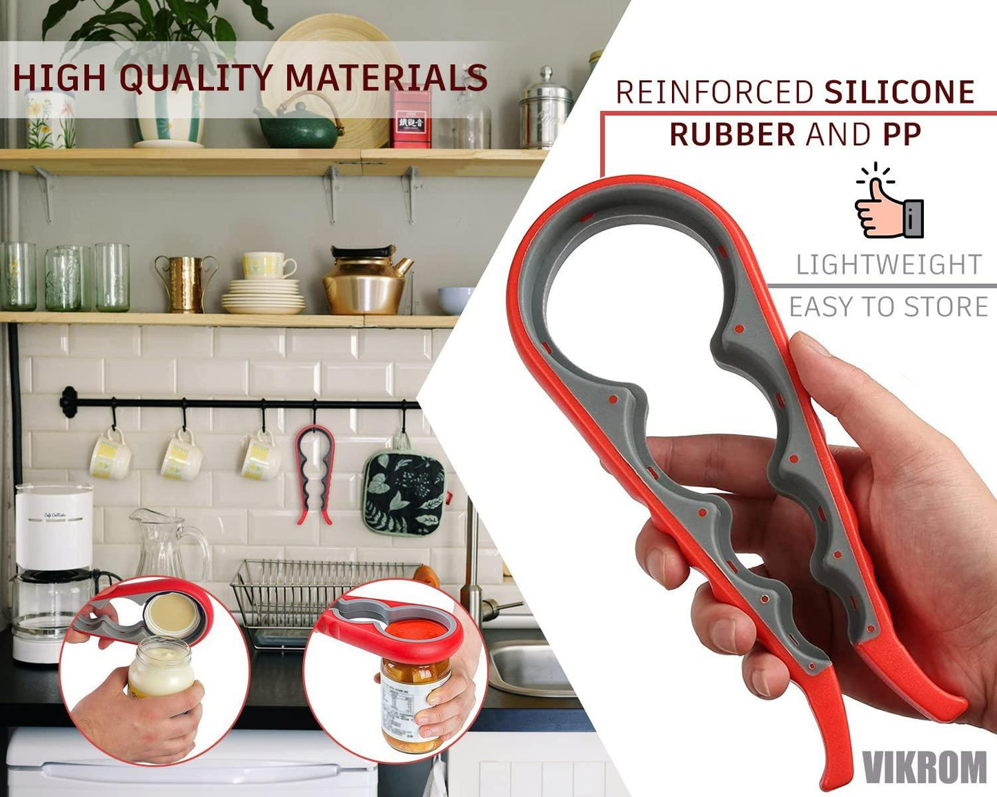 Silicone Jar Openers 3-Pack