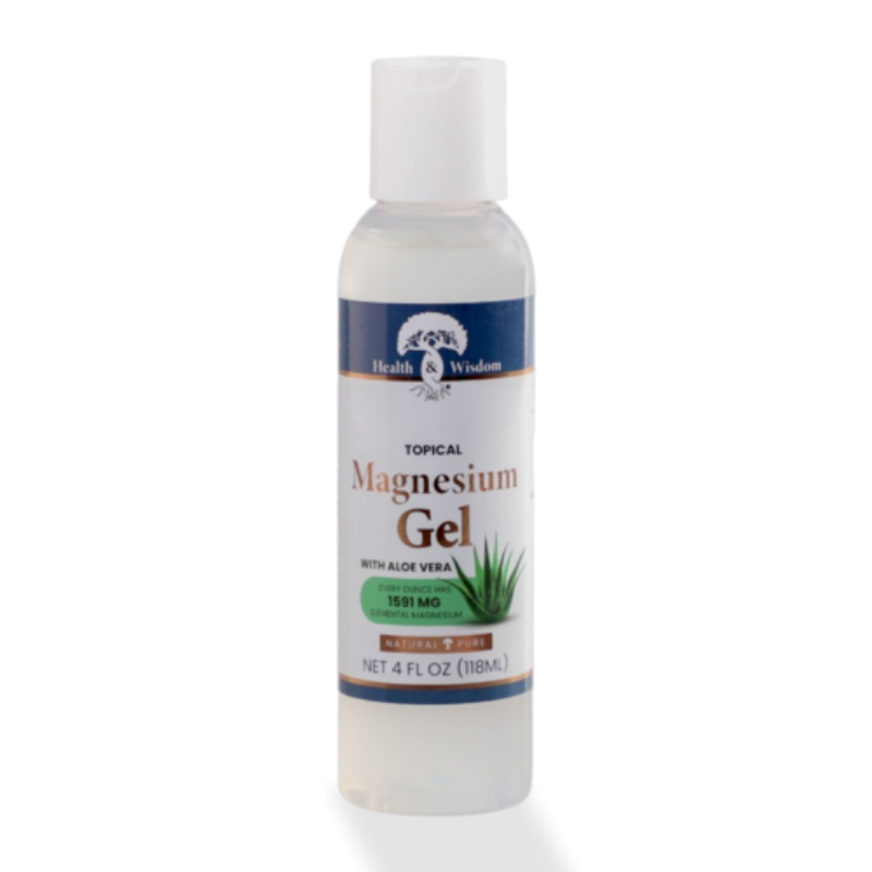Health Wisdom Topical Magnesium Gel Aloe Vera Formula