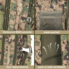 Sacs à dos tactiques militaires Molle System (Woodland)