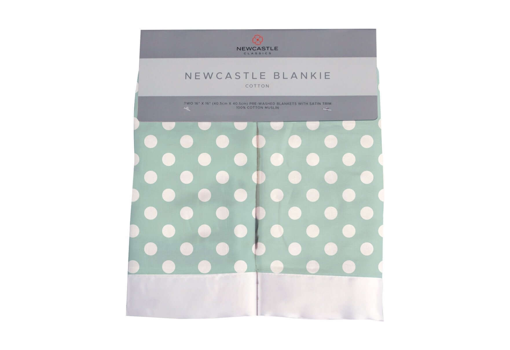 Jade Polka Dot Baby Blankie