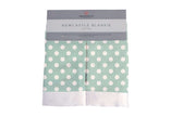 Jade Polka Dot Baby Blankie