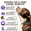 Masticables de glucosamina para el apoyo articular de perros (180 unidades) 