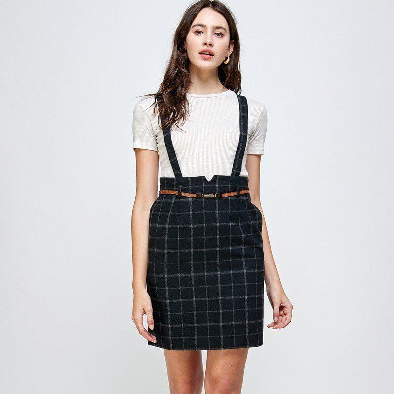 Chic Plaid Skirt